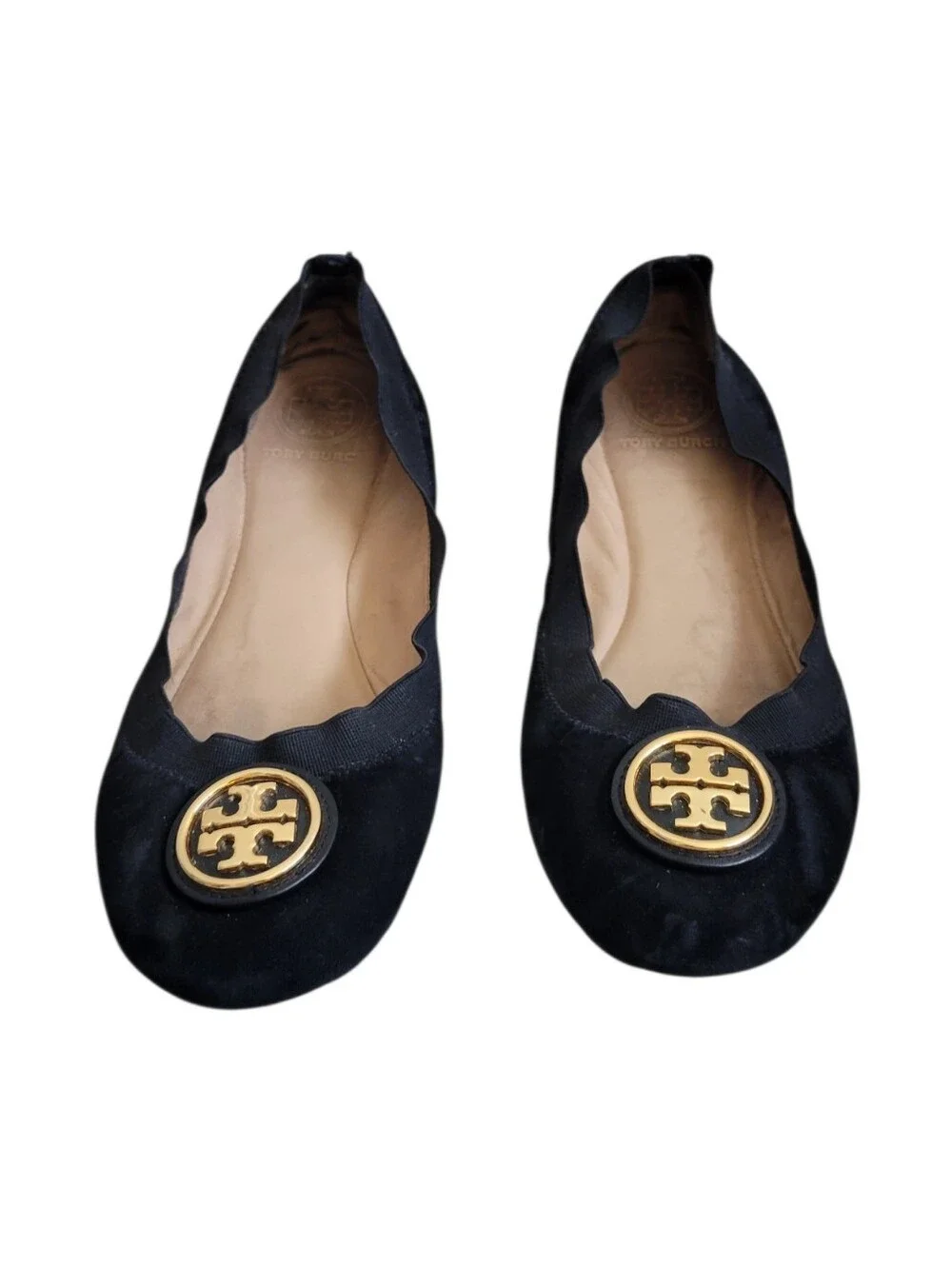 Tory Burch‎ Caroline Suede Ballet Flsts Black